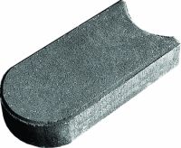 Rasenrandplatte Mähfix 33x16x4,5cm anthrazit