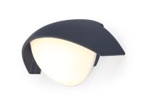 Wandleuchte Cup E27 18W anthrazit