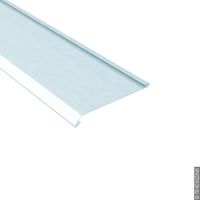ZN-Nackenblech mit Falz 200x0,7 mm 2 m