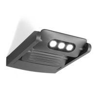 Wandleuchte Mini-LEDspot 2-3x3W anthra.A
