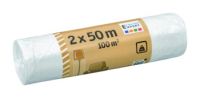 Abdeckfolie transparent 100qm 2x50m
