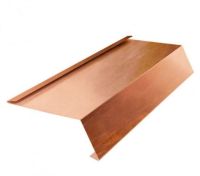 CU-Traufstreifen  mit Falz 200x0,7mm 2m