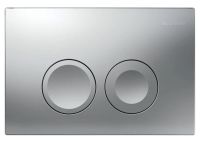 Betätigungsplatte GE Delta 25 mattverchr