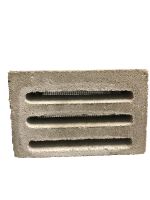 BT Entlüfterstein 7,1x 11cm rot 3 Schlitz
