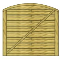 Dichtzaun Monegro strukturiert grün 180x180cm