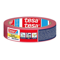 Präzisionskrepp Silikon rot 25m 25mm