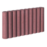 Einfassung Wegefix 6x47x25cm rotbraun
